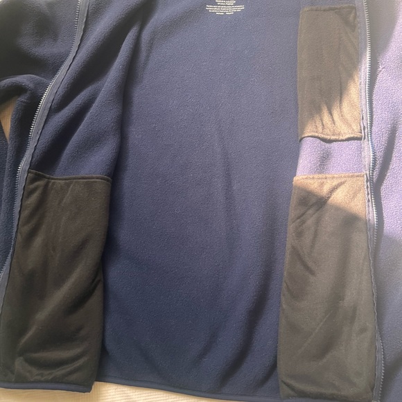 Vintage LL Bean Navy Blue Polartec Fleece Men Size XL - Picture 9 of 11